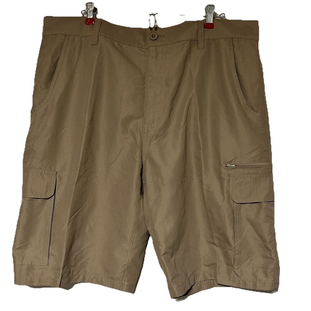 Set of 2 Burnside Lightweight Cargo Khaki Size 38 NWT $40/each Mens Shorts